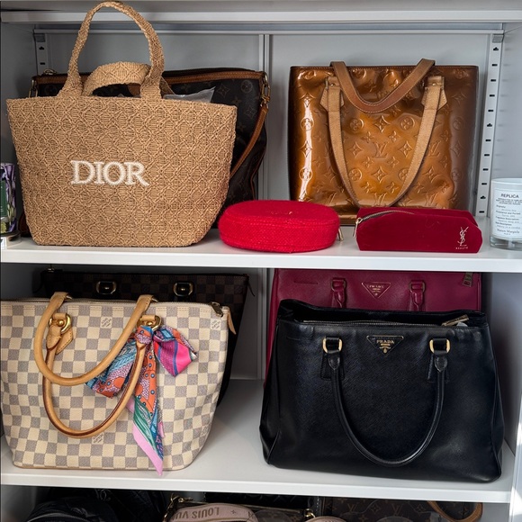 Louis Vuitton Brown Patent Leather Tote - Picture 4 of 16